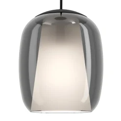 Ciampino eglo lampadario per cucina con portalampada in vetro grigio
