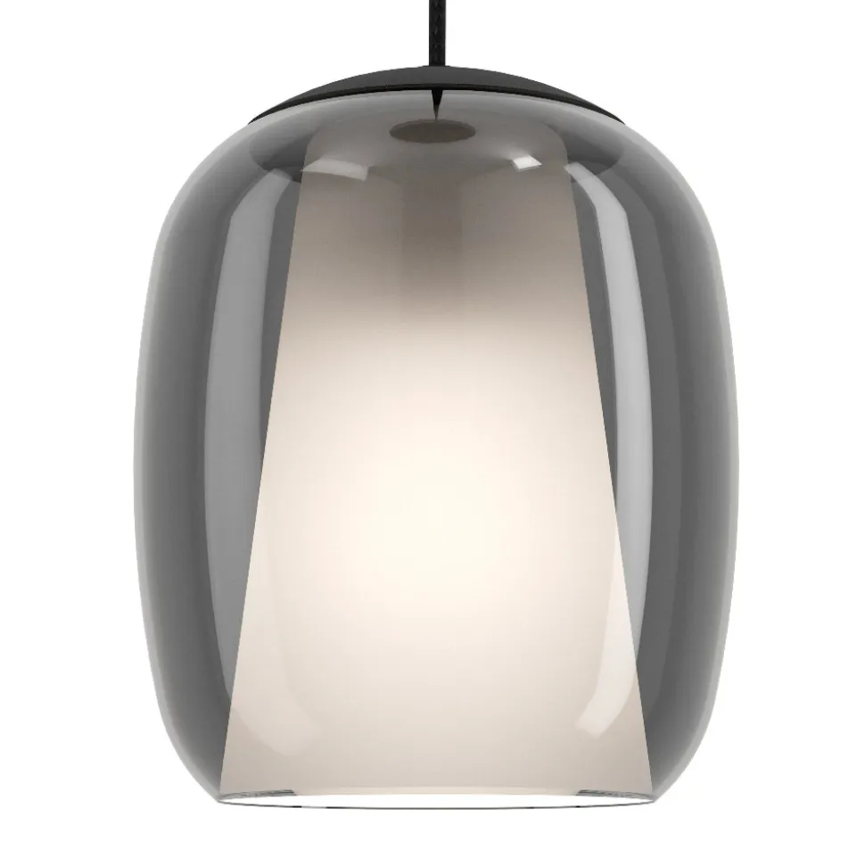 Ciampino eglo lampadario per cucina con portalampada in vetro grigio