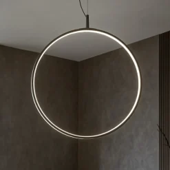 Circus ideal lux lampadario design nero led 33w 3000k