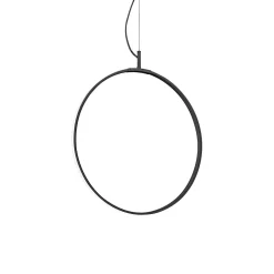 Circus nero ideal lux lampadario particolare design cerchio led 29w 3000k