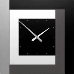 Clock63 moderno orologio da parete nero