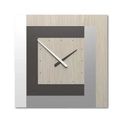 Clock63 orologio a parete moderno rovere breeze