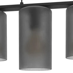 Colomera eglo lampadario da cucina con portalampada in vetro opaco