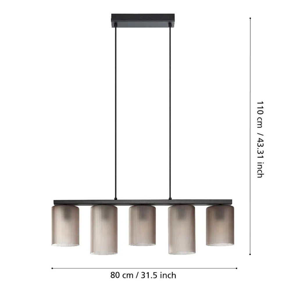 Colomera eglo lampadario da cucina con portalampada in vetro opaco
