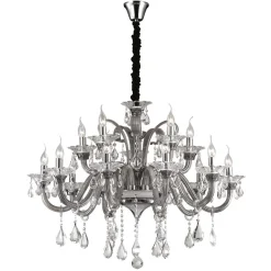 Colossal sp15 lampadario di cristallo grande 15 luci ideal lux