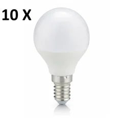 Confezione n 10 lampadine e14 led 3,5w 3000k 320 lumen