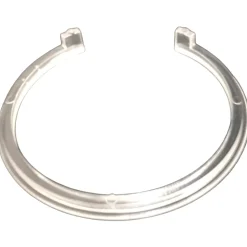 Confezione 12pz clip molla ghiere blocca lampadina gu10 policarbonato per faretto incasso da 5cm