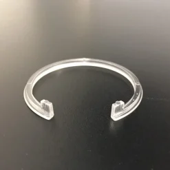 Confezione 12pz clip molla ghiere blocca lampadina gu10 policarbonato per faretto incasso da 5cm