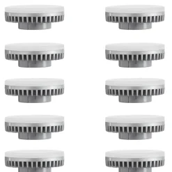 Confezione 10 pz lampadina gx53 9w 3000k dimmerabile ideal lux
