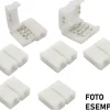 Connettori di giunzione per strip led monocolore da 10mm pacco da 10pz gea gstc05