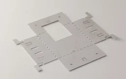 Controcassa alluminio derivazione da incasso per parete in muratura
