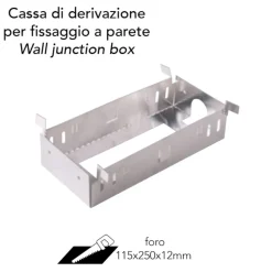 Controcassa per segnapasso da incasso