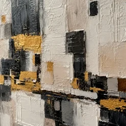 Coppia di quadri 60x90 astratti dipinti moderni tele per soggiorno