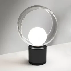 Cosmit nera h26 abat-jour vivida international design moderna metallo vetro