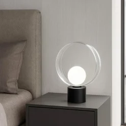Cosmit vivida h32cm abat-jour nera design moderna