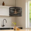Cremella eglo lampadario da cucina nero design moderno