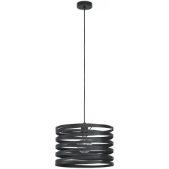 Cremella eglo lampadario da cucina nero design moderno
