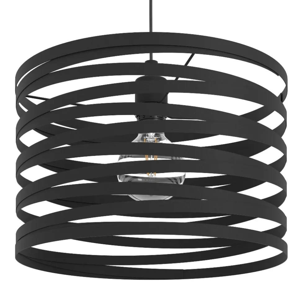 Cremella eglo lampadario da cucina nero design moderno