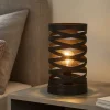 Cremella lampada da comodino eglo abat-jour moderna