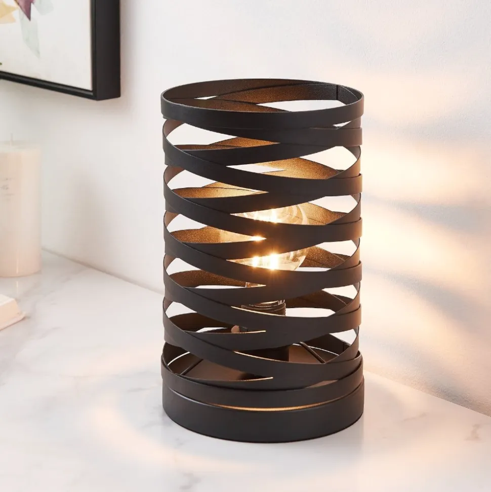 Cremella lampada da comodino eglo abat-jour moderna