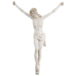 Cristo da parete crocifisso 32x23 avorio oro