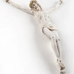 Cristo da parete crocifisso 32x23 avorio oro