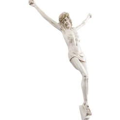 Cristo da parete crocifisso 32x23 avorio oro