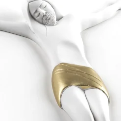 Crocifisso corpo di cristo da parete 37x32 moderno