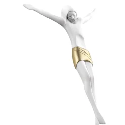 Crocifisso corpo di cristo da parete 37x32 moderno