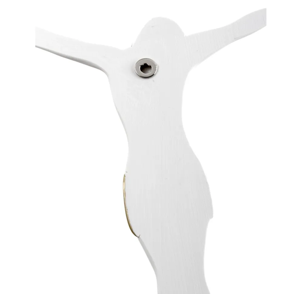 Crocifisso corpo di cristo da parete 37x32 moderno