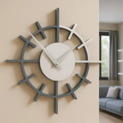 Crosshair orologio da parete legno carta da zucchero