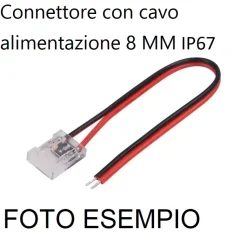 Dai307 connettore con cavo alimentazione 8 mm ip67 per esterno