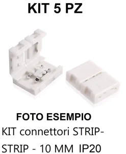 Dai304 kit 5pz connettori strip-strip - 10 mm ip20