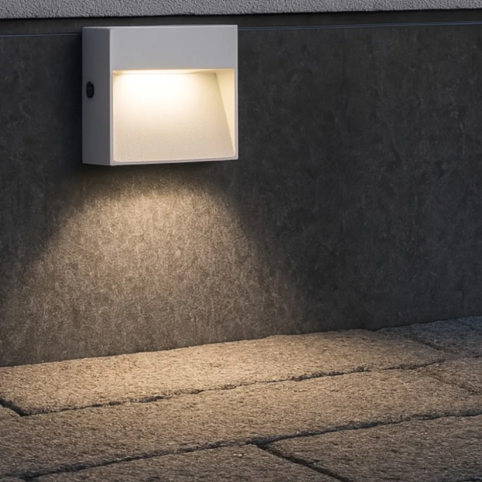 Dedra ap big segnapasso da esterno led 3000k bianca ip65 ideal lux