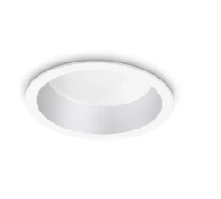 Deep fi 10w 4000k ideal lux faretto a incasso da bagno bianco