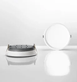 Deep fi 10w 4000k ideal lux faretto a incasso da bagno bianco