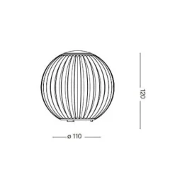 Diamond tl1 ideal lux abat jour lampada da comodino senza fili ricaricabile