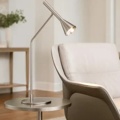 Diesis tl ideal lux lampada da tavolo led 3000k dimmer touch nickel