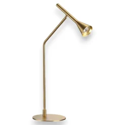 Diesis tl lampada da tavolo led 3000k orientabile ottone