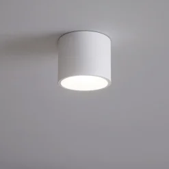 Dot pl round mini faretto led 4.5w 3000k cilindro bianco ideal lux