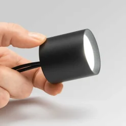 Dot pl round mini faretto led 4.5w 3000k cilindro bianco ideal lux