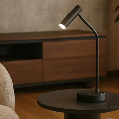 Easy tl ideal lux lampada da tavolo led 3,25 3000k nera