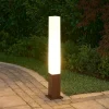 Edo pt1 ideal lux lampione per giardino esterno ip44 marrone