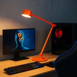 Efira gea luce lampada da scrivania per stanzetta led 3000k arancione