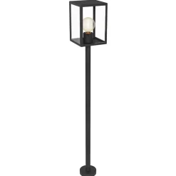 Eglo alamonte lampione da giardino lanterna nero