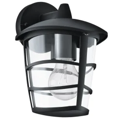 Eglo aloria applique da esterno lanterna nero