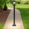 Eglo aloria lampione da giardino nero ip44 per esterni