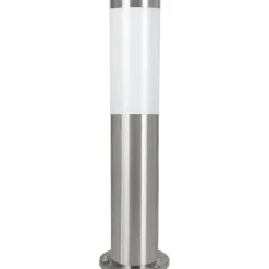 Eglo helsink lampioncino da giardino cilindro acciaio inox