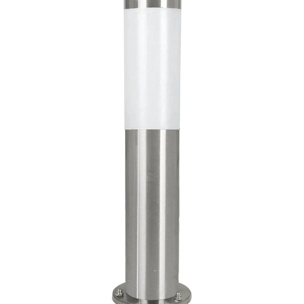 Eglo helsink lampioncino da giardino cilindro acciaio inox