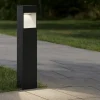 Eglo manfria lampioncino da giardino moderno led 10w 3000k antracite